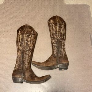 Old Gringo cowgirl boots extra tall 18”top